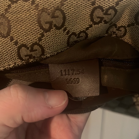 Authentic brown Gucci large horsebit hobo bag - Picture 4 of 4